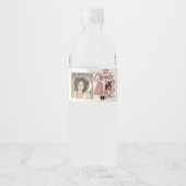 Kapitel 40 Rose Gold Foto Wasserflaschenetikett (Vorderseite)
