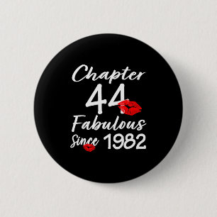 Kapitel 44 fantastisch seit 1982 44. Geburtstag Mä Button