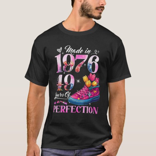 Kapitel 49 EST 1976 49 Jahre Alte Geschenke 49. Ge T-Shirt (Vorderseite)