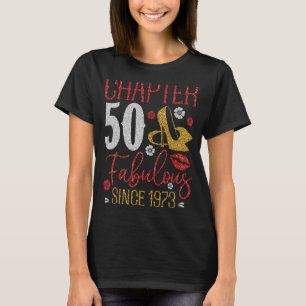 Kapitel 50 Fabelhaft Seit 1973 50. Geburtstag Nied T-Shirt