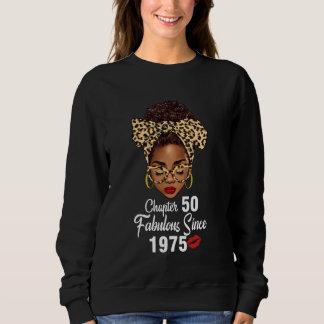 Kapitel 50 Fabelhaft Seit 1975 50. Geburtstagsfrau Sweatshirt