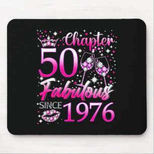 Kapitel 50 Fantastisch seit 1976 50. Geburtstag Fr Mousepad