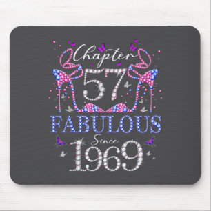Kapitel 57 Fantastisch seit 1969 57. Geburtstag Fr Mousepad
