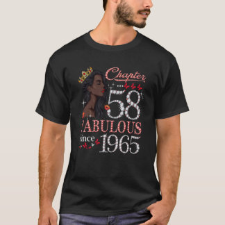 Kapitel 58 Fabelhaft Seit 1965 58. Geburtstagsköni T-Shirt