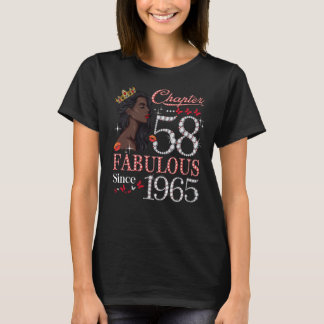 Kapitel 58 Fabelhaft Seit 1965 58. Geburtstagsköni T-Shirt