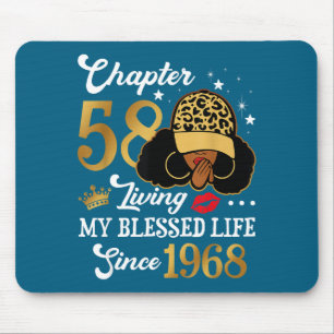 Kapitel 58 Mein gesegnetes Leben seit 1968 Afro  Mousepad