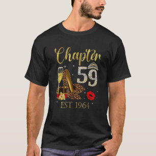 Kapitel 59 Jahre EST 1964 59. Geburtstag Weinleopa T-Shirt