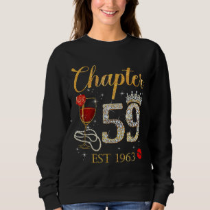 Kapitel 59 Jahre Osten 1963 59. Geburtstag Rote Ro Sweatshirt