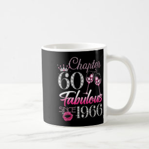 Kapitel 60 Fabelhaft seit 1966 60. Geburtstag Kaffeetasse