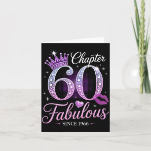 Kapitel 60 Fantastisch seit 1966 60. Geburtstag Kö Karte