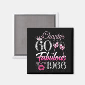 Kapitel 60 Fantastisch seit 1966 60. Geburtstag Magnet (Vorderseite/Rückseite)