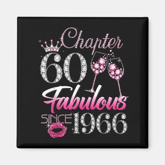 Kapitel 60 Fantastisch seit 1966 60. Geburtstag Magnet (Vorne)