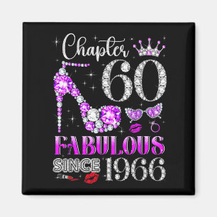 Kapitel 60 fantastisch seit 1966 60. Geburtstag Magnet