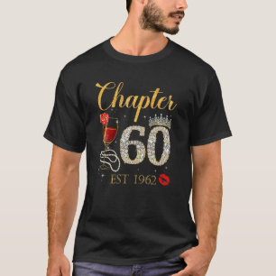 Kapitel 60 Jahre EST 1962 60. Geburtstagsfeier Rot T-Shirt
