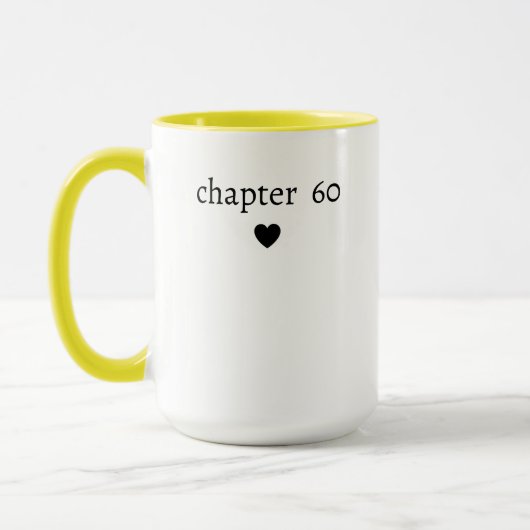 Kapitel 60 Personalisiert 60. Geburtstag Tasse (Links)