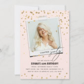 Kapitel 60 Spaß Modernes Foto 60. Geburtstag Einladung (Vorderseite)