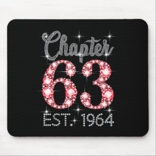 Kapitel 63 est 1964 happy 63rd Geburtstag Mädchen Mousepad
