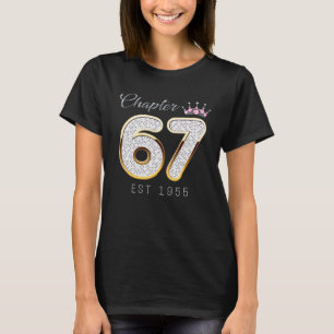 Kapitel 67 Est 1955 67. Geburtstags-T-Shirt für Fr T-Shirt