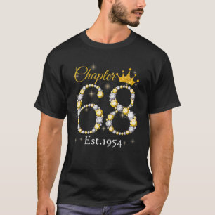 Kapitel 68 EST 1954 68 Jährige 68. Geburt T-Shirt