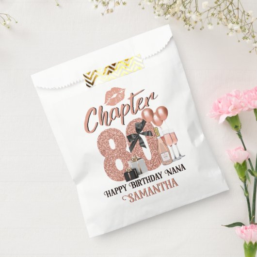 Kapitel 80 Rose Gold 80. Geburtstag Geschenktütchen (Versiegelt)