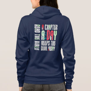 Kapitel-A-Tag Behalte den Teufel weg-lustig Christ Hoodie