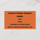 Kapitel Central Florida - Visitenkarten 2 Visitenkarte (Rückseite)