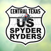 Kapitel Central Texas - Aufkleber Kapitel Logo (Blatt 3)
