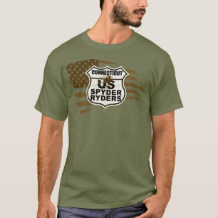 Kapitel Connecticut - Fahne in der Tatkraft T-Shirt