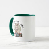 Kapitel Cosy Rabbit Reading Book Niedlich Tasse (Vorderseite Links)