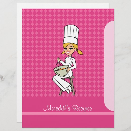Kapitel Division for Recipe Binders Kitchen Art (Vorne/Hinten)