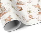 Kapitel Einlesen Fox-Muster Geschenkpapier (Rolleneckpunkt)