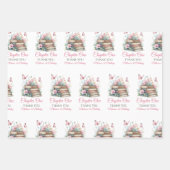 Kapitel Eins 1. Mädchen Buch Thema Erster Geburtst Geschenkpapier Set (Vorderseite 2)