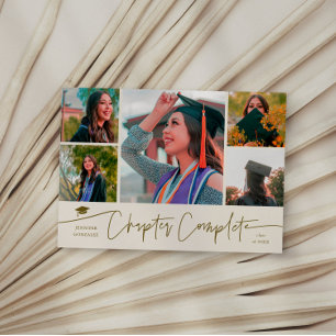 Kapitel Fertig Creme Grad Multi Foto Ankündigung