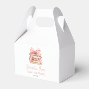 Kapitel Fünf Rosa Schleifen Bücher 5. Geburtstagsf Geschenkschachtel