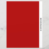 Kapitel | Getränke | Rot Schwarz/Weiß (Vorderseite)