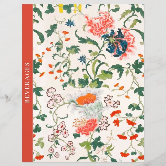 Kapitel | Getränke | Stilvoll floral (Rückseite)