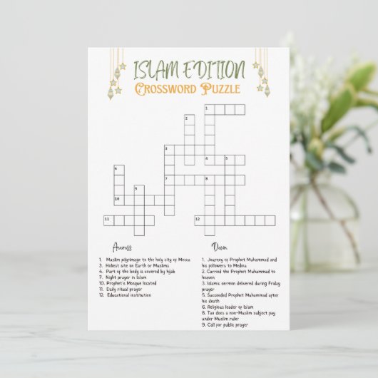 Kapitel I Einladung (Stehend Vorderseite)