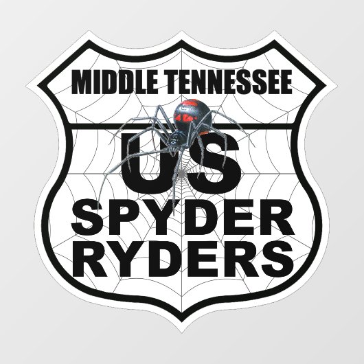 Kapitel Middle Tennessee - Aufkleber Kapitel Logo (Blatt)