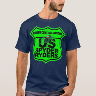Kapitel Nord-Zentralindiana - Logo-Sicherheit Grün T-Shirt