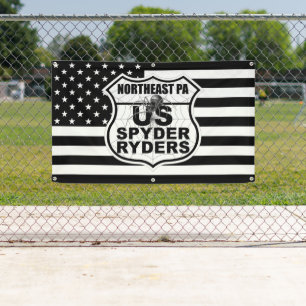 Kapitel Nordost-PA - US-Flagge & Logo-Banner bw 3x Banner