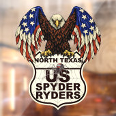 Kapitel North Texas - Aufkleber Adler-Logo (Blatt 2)