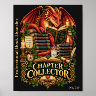 Kapitel Sammler Buch Drachen Gesellschaft Poster