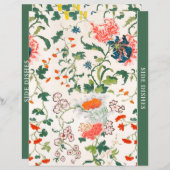 Kapitel | Seitliche Geschirr | Stilvoll floral (Vorne/Hinten)