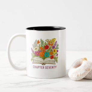 Kapitel Siebzig 70. Geburtstag Zweifarbige Tasse