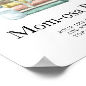 Kapitel Storybook Babydusche Momosa Bar Poster (Ecke)