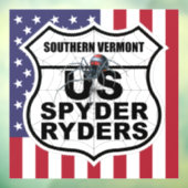 Kapitel Süd-Vermont - Aufkleber Flagge & Logo (Blatt 3)