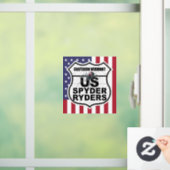 Kapitel Süd-Vermont - Aufkleber Flagge & Logo (Zuhause)