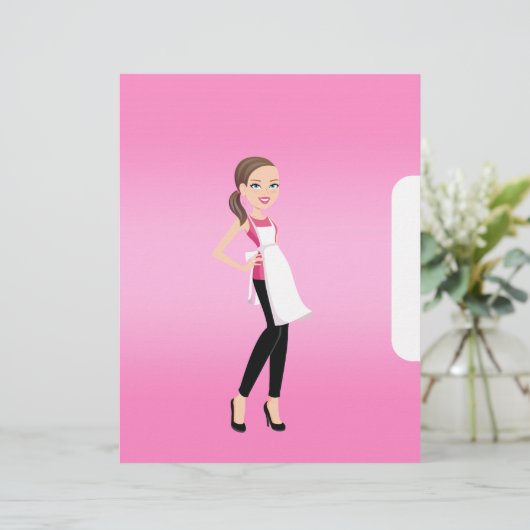 Kapitel Trennseite für Rezeptbinder (Stehend Vorderseite)