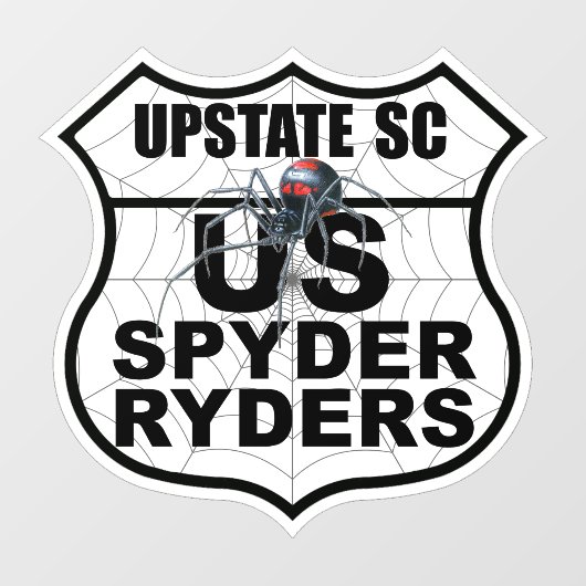 Kapitel Upstate SC - Aufkleber Kapitel Logo (Blatt)
