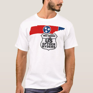 Kapitel West-Tennessee - Logo mit Staatsumriss  T-Shirt